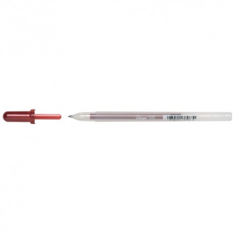 Sakura Glaze 3D gel roler Temno rdeča