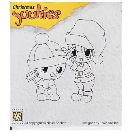 Štampiljka Nellies Juukies Christmas Snežak