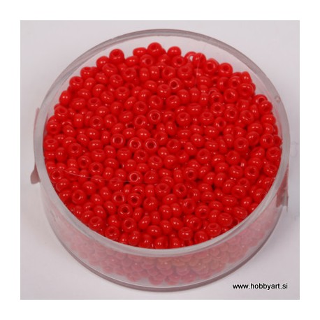 neprosojne rdeče 2,6mm, 17g.