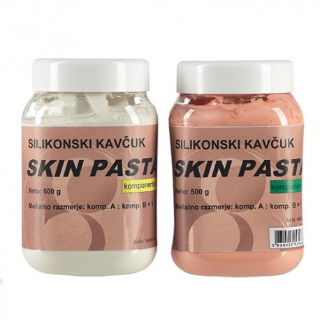 Silikonski kavčuk SKIN pasta 500 + 500g.