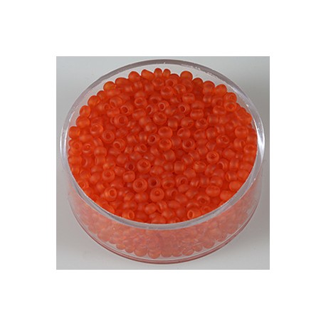 Prosojne mat, oranžne, 2,6mm 17g.