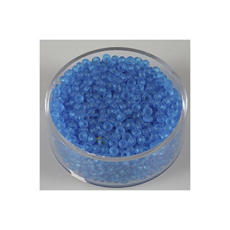 Prosojne mat, modre, 2,6mm 17g.