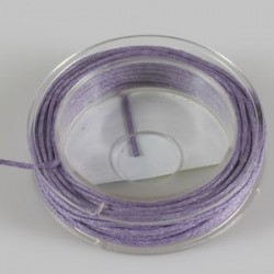 Povoščena tekstilna vrvica purple 1mm x 5m