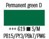  Amsterdam akrilni marker 1-2mm, 619 Permanent green deep (art. 17506190)