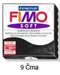  Fimo soft 57g. 9 Črna (art. 8020-9)