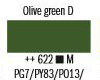  Amsterdam akrilni marker 4mm, 622 Olive green deep (art. 17516220)