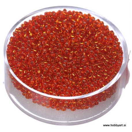 Miyuki perle 1,5mm, Srebrna sredica Hyanzinth 10g.