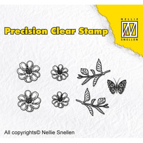 Nellies Štampiljke za krožne odtise Anemona