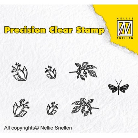 Nellies Štampiljke za krožne odtise Fuksija