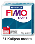  Fimo soft 57g. 31 Kalipso modra (art. 8020-31)