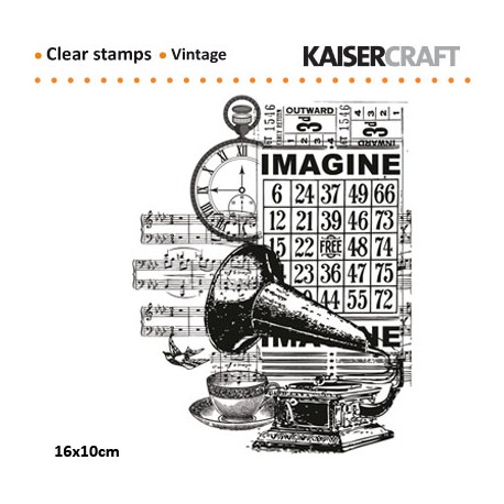 Kaiser kraft štampiljka 10 x 16cm, Gramofon