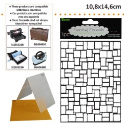 Embossing mapa 10,8 x 14,6cm, Zid