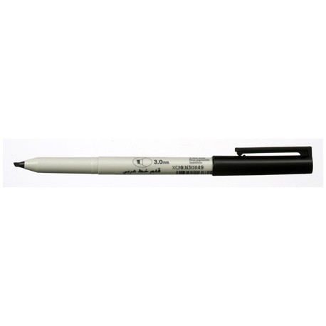 Sakura kaligrafski marker prirezana konica 3mm, Črna