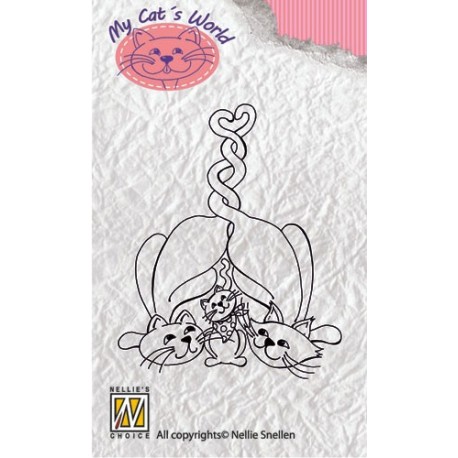 Štampiljke Mačke 001 širina 45mm, višina 50mm