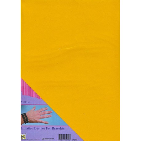 Umetno usnje A4, Rumena