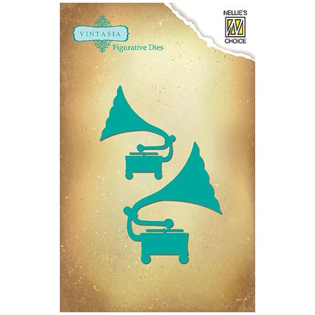 Nellies Vintasia nož Gramofona cca 50 x 60 in 60 x 80mm