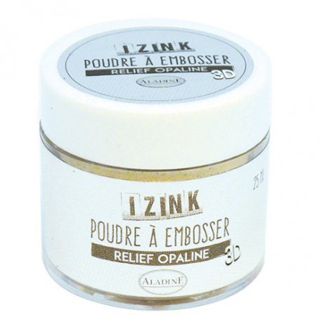 Aladin Embossing prah 25ml, Bela