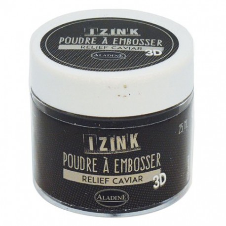 Aladin Embossing prah 25ml, Črna