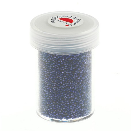 Mini perle brez luknje 0,8 - 1mm, Temno vijolične 22g.