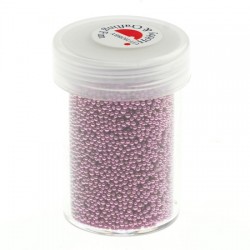 Mini perle brez luknje 0,8 - 1mm, Pink 22g.