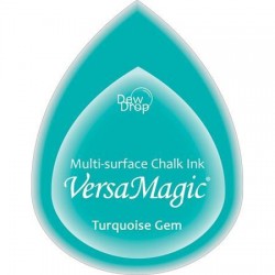 Versa Magic blazinica solza 24 x 38mm, Turquoise Gem
