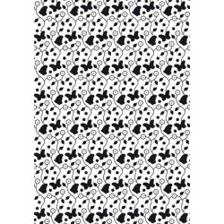 Nellies embossing mapa 106 x 150mm, Metulj