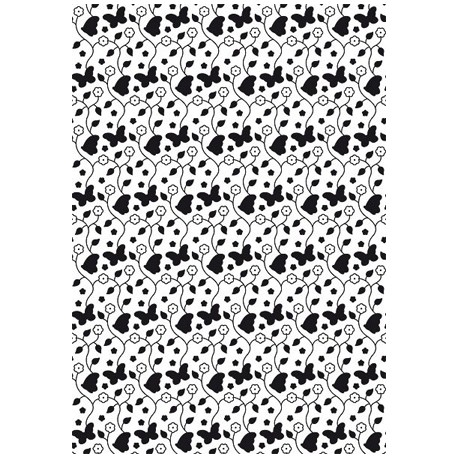 Nellies embossing mapa 106 x 150mm, Metulj