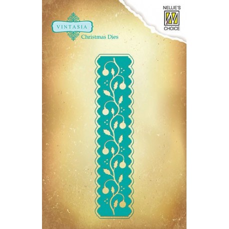 Nellies Vintasia nož Božična bordura 40 x 150mm