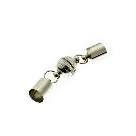 Magnetni zaključek Φ 4mm, Platinaste b. 1 kos