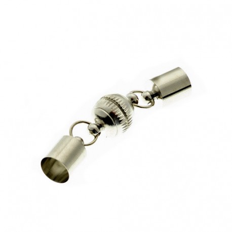 Magnetni zaključek Φ 6mm, Platinaste b. 1 kos