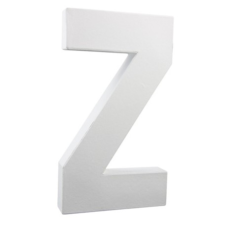 Črka iz kartona - Papmacheja Z 20,5cm