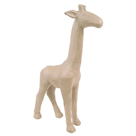 Papmache figura L Žirafa 10x29x56cm
