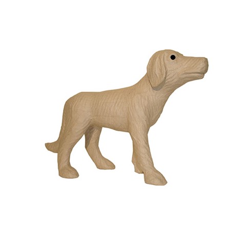 Papmache figura S Labradorec 7x27x12cm