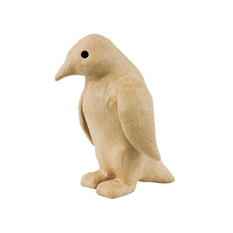 Papmache figura S Pingvin 14x20x14cm