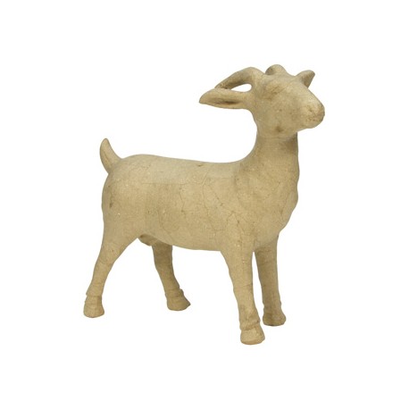 Papmache figura M Koza 33x16x30cm