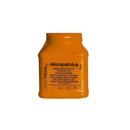 Decopatch Lak in lepilo z bleščicami 150g.