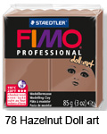  Fimo professional 85g. 78 Hazelnut Doll Art (art. 8027-78)