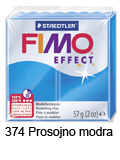  Fimo effect 57g. 374 Prosojno modra (art. 8020-374)