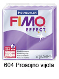  Fimo effect 57g. 604 Prosojno vijolična (art. 8020-604)