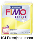  Fimo effect 57g. 104 Prosojno rumena (art. 8020-104)