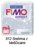  Fimo effect 57g. 812 Srebrna z bleščicami (art. 8020-812)