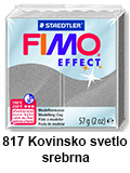  Fimo effect 57g. 817 Kovinsko svetlo srebrna (art. 8020-817)