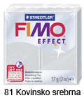  Fimo effect 57g. 81 Kovinsko srebrna (art. 8020-81)
