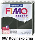  Fimo effect 57g. 907 Kovinsko črna (art. 8020-907)