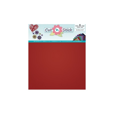 Samolepilna folija Mirror Rdeča 20 x 23cm, 2 kosa