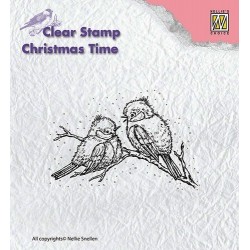 Štampiljka Nellies Ptice 7 x 5cm