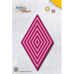 Nellies nož Romb 10x7mm do 135x80mm, 11 kosov