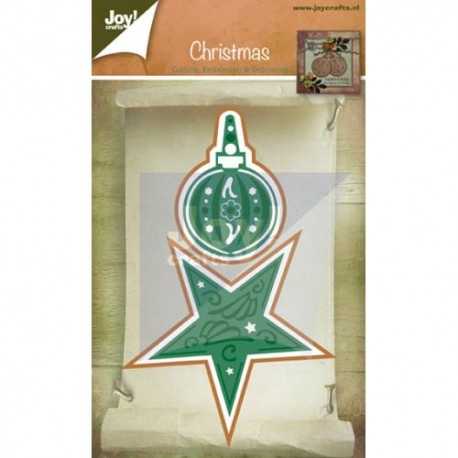 Joy crafts šablona za rezanje in em. Bunkica in Zvezda 41x62/69x
