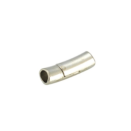 Magnetni zaključek 8 x 28mm, not.pr 6mm, Platinaste barve