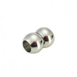 Magnetni zaključek 12x17mm, not.pr 7mm, Platinaste barve
